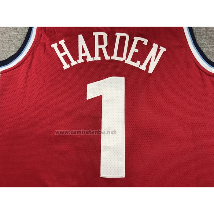 Camiseta Los Angeles Clippers James Harden #2 Statement 2024-25 Rojo